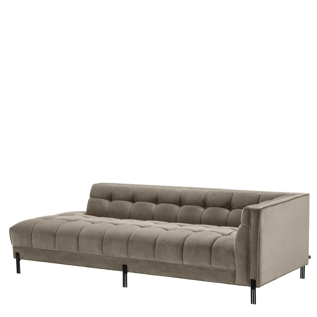 Lounge Sofa Sienna-Eichholtz-EICHHOLTZ-A113197-SofasLeft-Savona Greige Velvet-2-France and Son