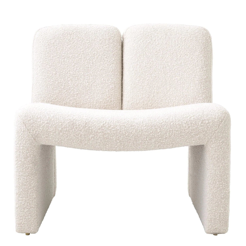 Chair Macintosh Bouclé Cream-Eichholtz-EICHHOLTZ-A116119-Lounge ChairsCream-1-France and Son