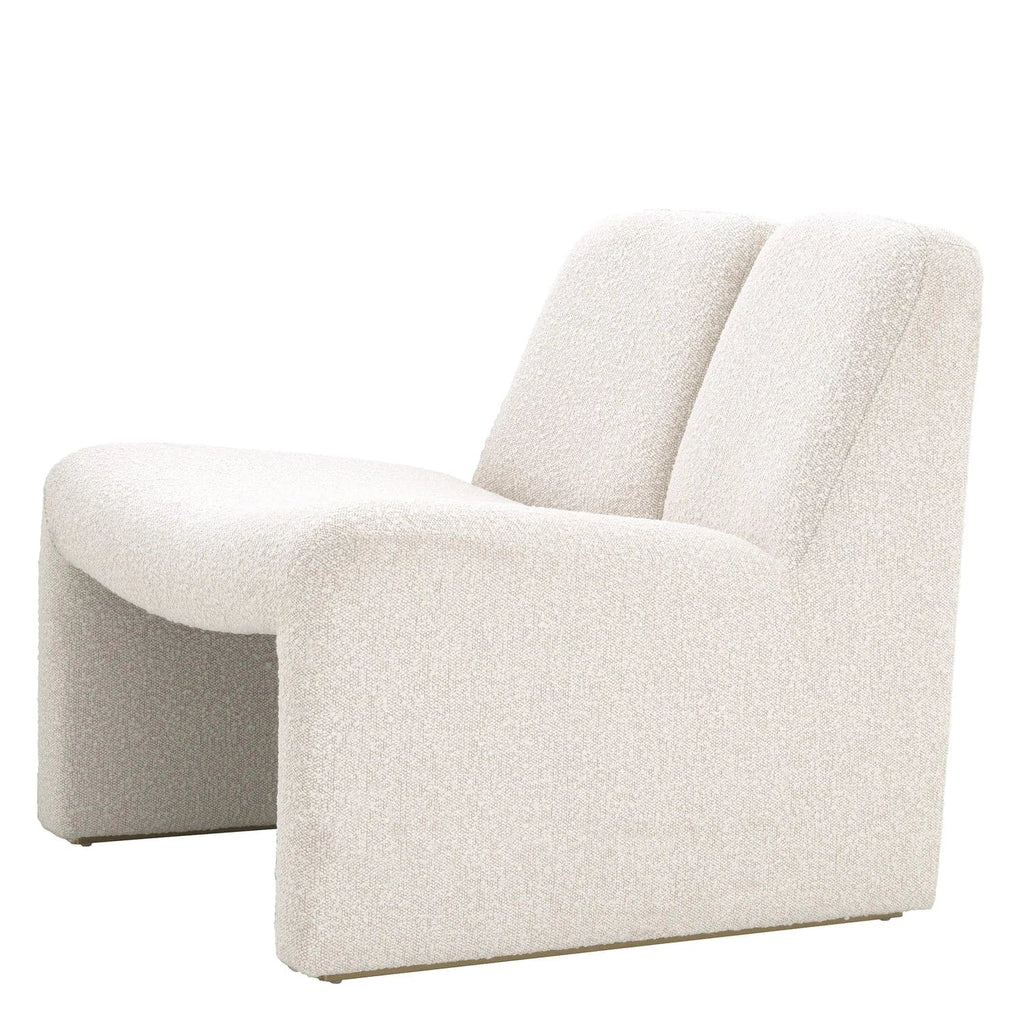 Chair Macintosh Bouclé Cream-Eichholtz-EICHHOLTZ-A116119-Lounge ChairsCream-1-France and Son