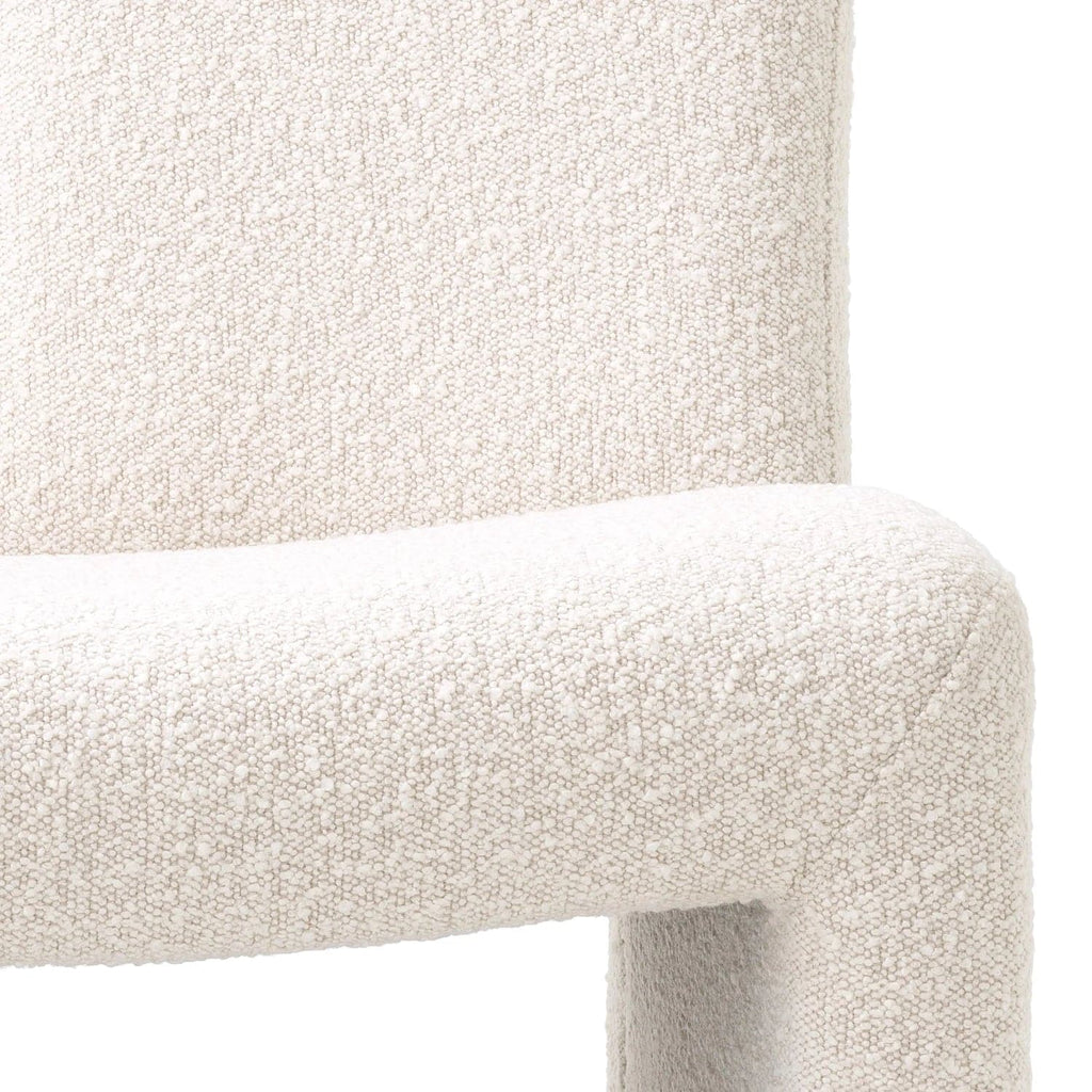 Chair Macintosh Bouclé Cream-Eichholtz-EICHHOLTZ-A116119-Lounge ChairsCream-1-France and Son