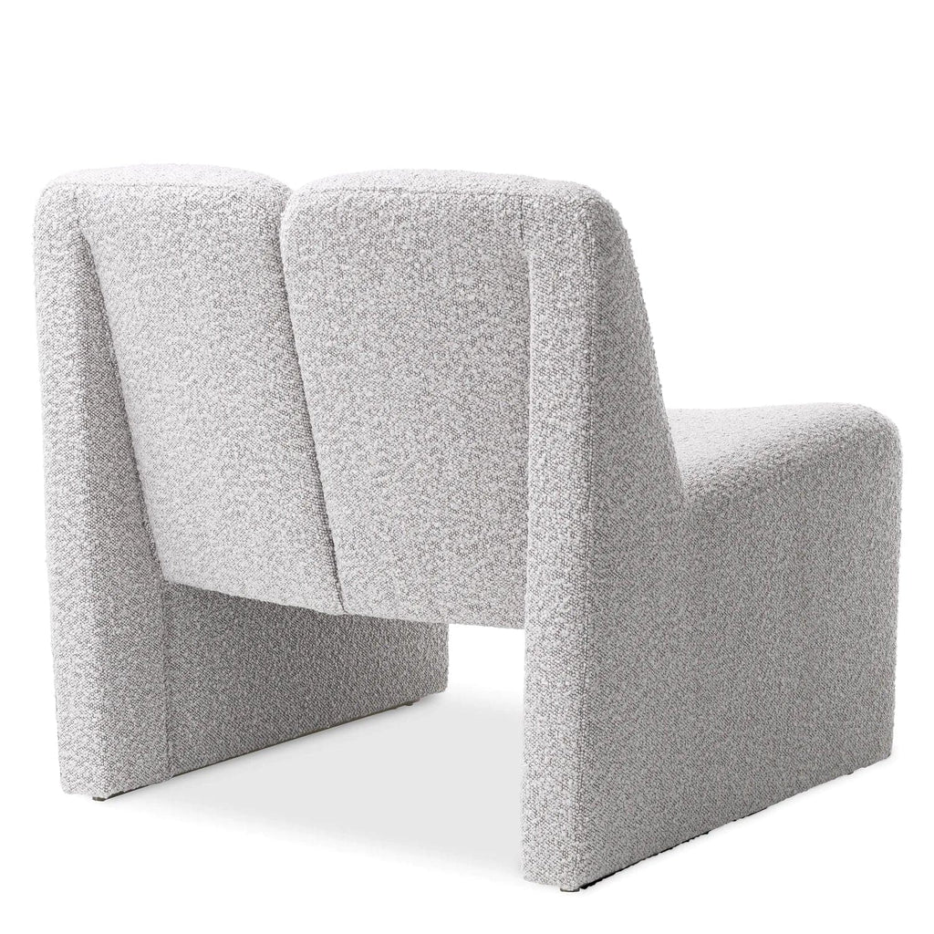 Chair Macintosh Bouclé Cream-Eichholtz-EICHHOLTZ-A116119-Lounge ChairsCream-1-France and Son