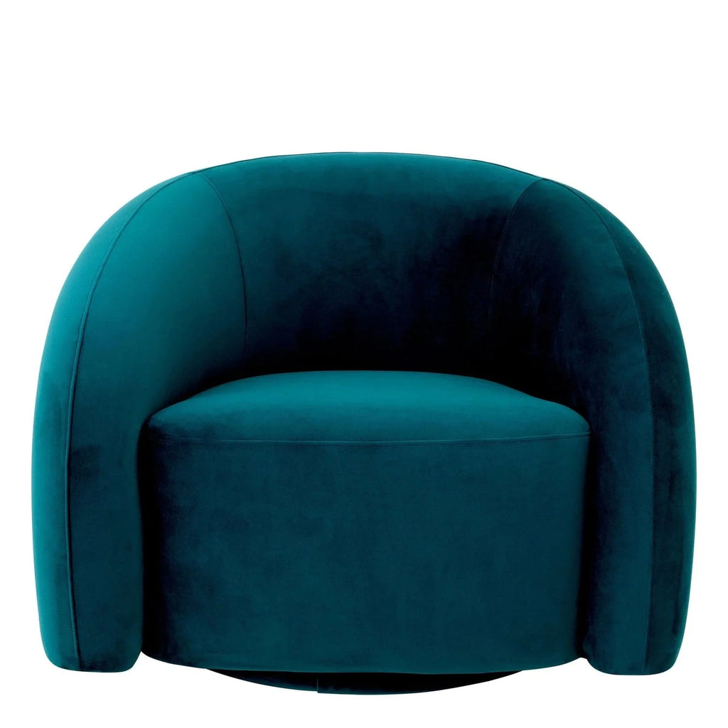 Swivel Chair Novelle-Eichholtz-EICHHOLTZ-A117011-Lounge ChairsOff-White-1-France and Son