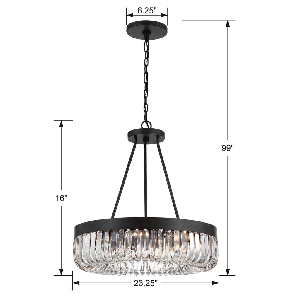 Alister 8 Light Chandelier-Crystorama Lighting Company-CRYSTO-ALI-B2008-CZ-Chandeliers-1-France and Son