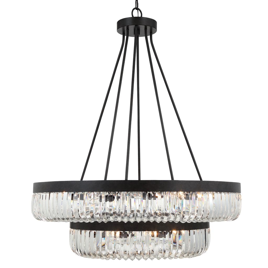 Alister 26 Light Chandelier-Crystorama Lighting Company-CRYSTO-ALI-B2026-CZ-Chandeliers-1-France and Son