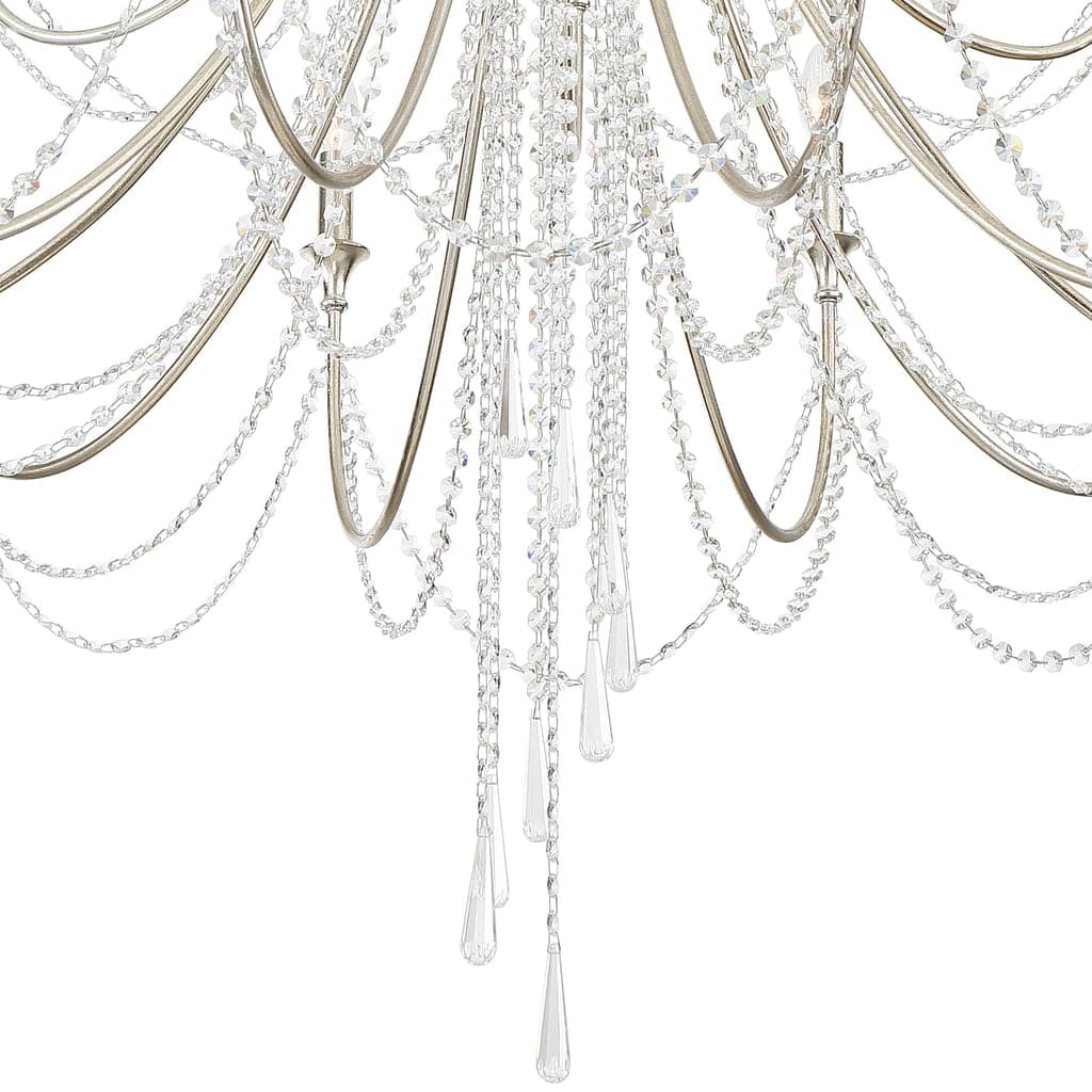 Arcadia 15 Light Chandelier-Crystorama Lighting Company-CRYSTO-ARC-1919-GA-CL-MWP-ChandeliersAntique Gold-1-France and Son