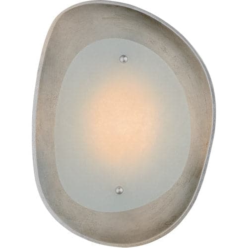 Sleight Sculpted Sconce-Visual Comfort-VISUAL-ARN 2921BSL-ALB-Wall LightingBurnished Silver Leaf Small-1-France and Son