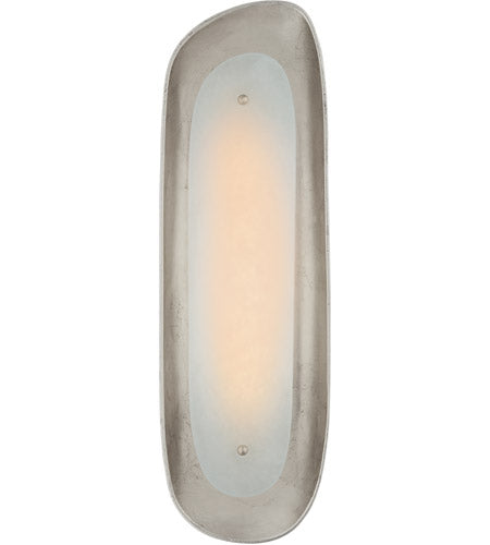 Sleight Sculpted Sconce-Visual Comfort-VISUAL-ARN 2921BSL-ALB-Wall LightingBurnished Silver Leaf Small-1-France and Son