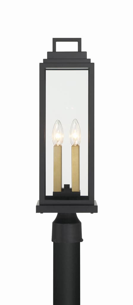 Aspen 4 Light Outdoor Post-Crystorama Lighting Company-CRYSTO-ASP-8919-MK-Outdoor Post Lanterns-1-France and Son