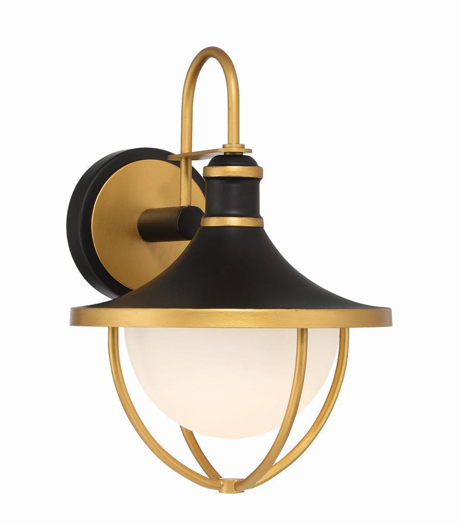 Atlas 1 Light Sconce-Crystorama Lighting Company-CRYSTO-ATL-702-MK-TG-Outdoor Wall Sconces13.5"W-1-France and Son
