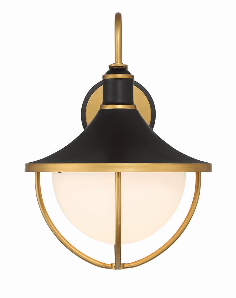 Atlas 1 Light Sconce-Crystorama Lighting Company-CRYSTO-ATL-702-MK-TG-Outdoor Wall Sconces13.5"W-1-France and Son