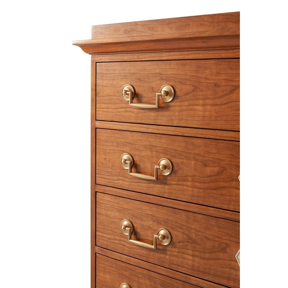 Viggo Tall Semanier Chest of Drawers-Theodore Alexander-THEO-AXH60006.C111-Dressers-1-France and Son