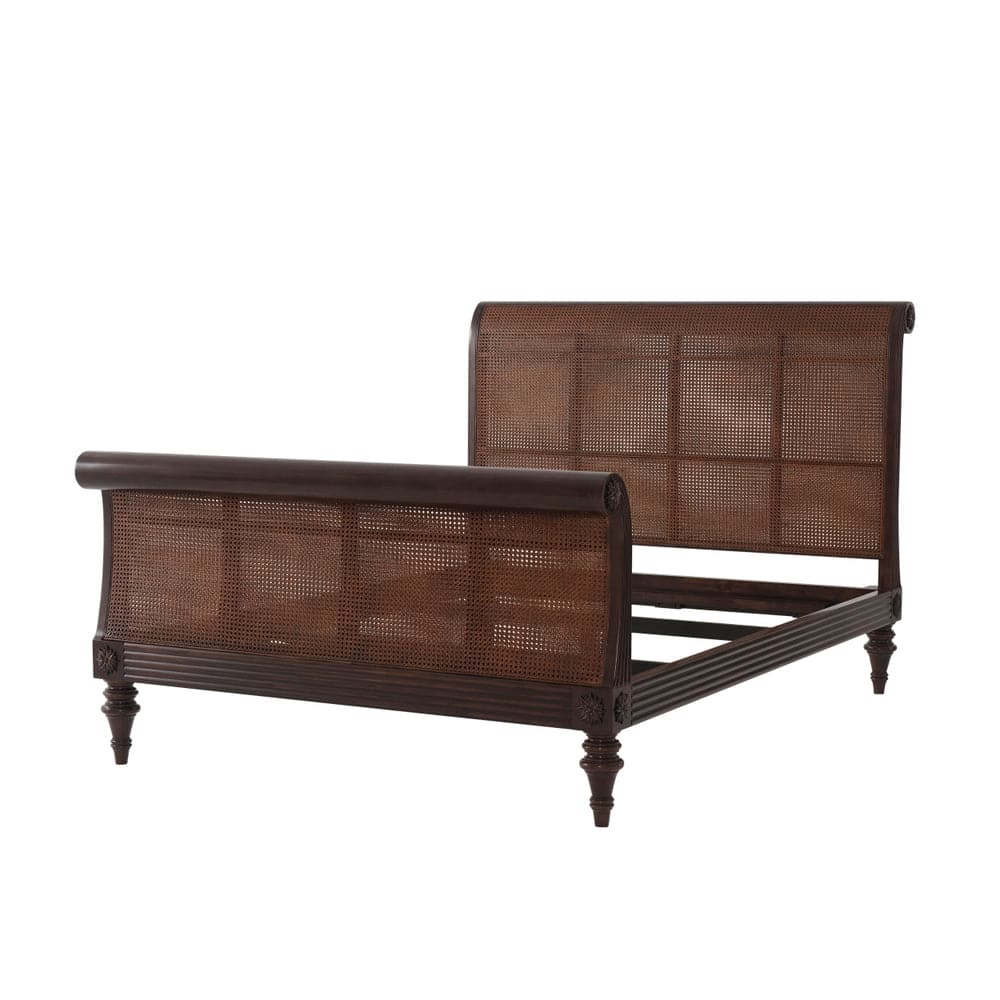 Denison Sleigh US Queen Bed-Theodore Alexander-THEO-AXH82001.C105-Beds-1-France and Son
