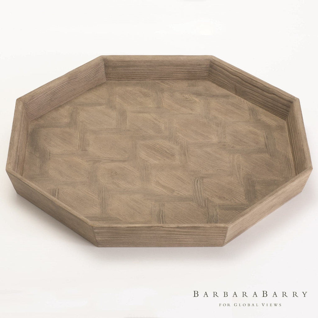 Parquet Tray - Larch-Global Views-GVSA-BB-2.20003-Trays-1-France and Son