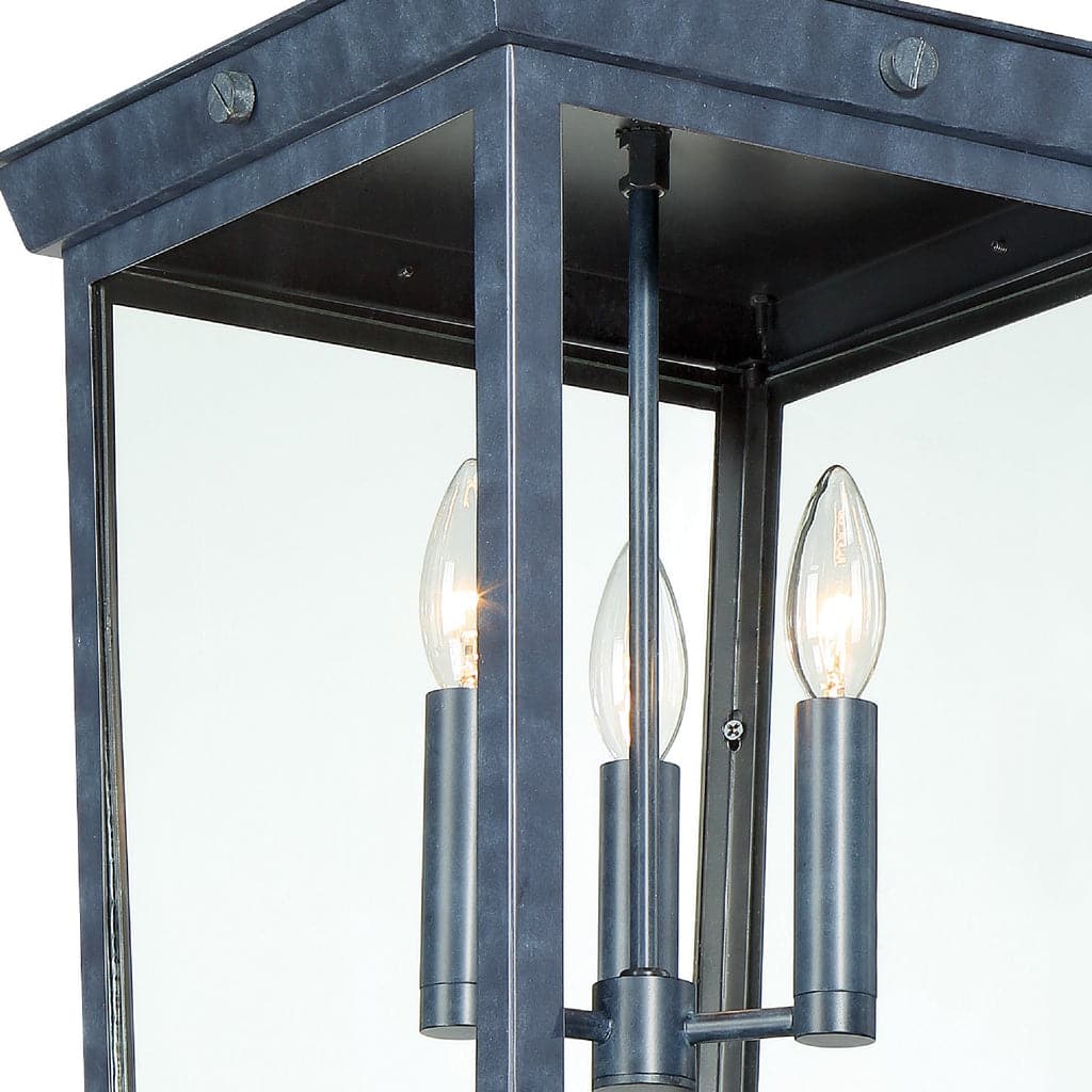 Belmont 3 Light Outdoor Pendant-Crystorama Lighting Company-CRYSTO-BEL-A8065-GE-Outdoor Pendants-1-France and Son