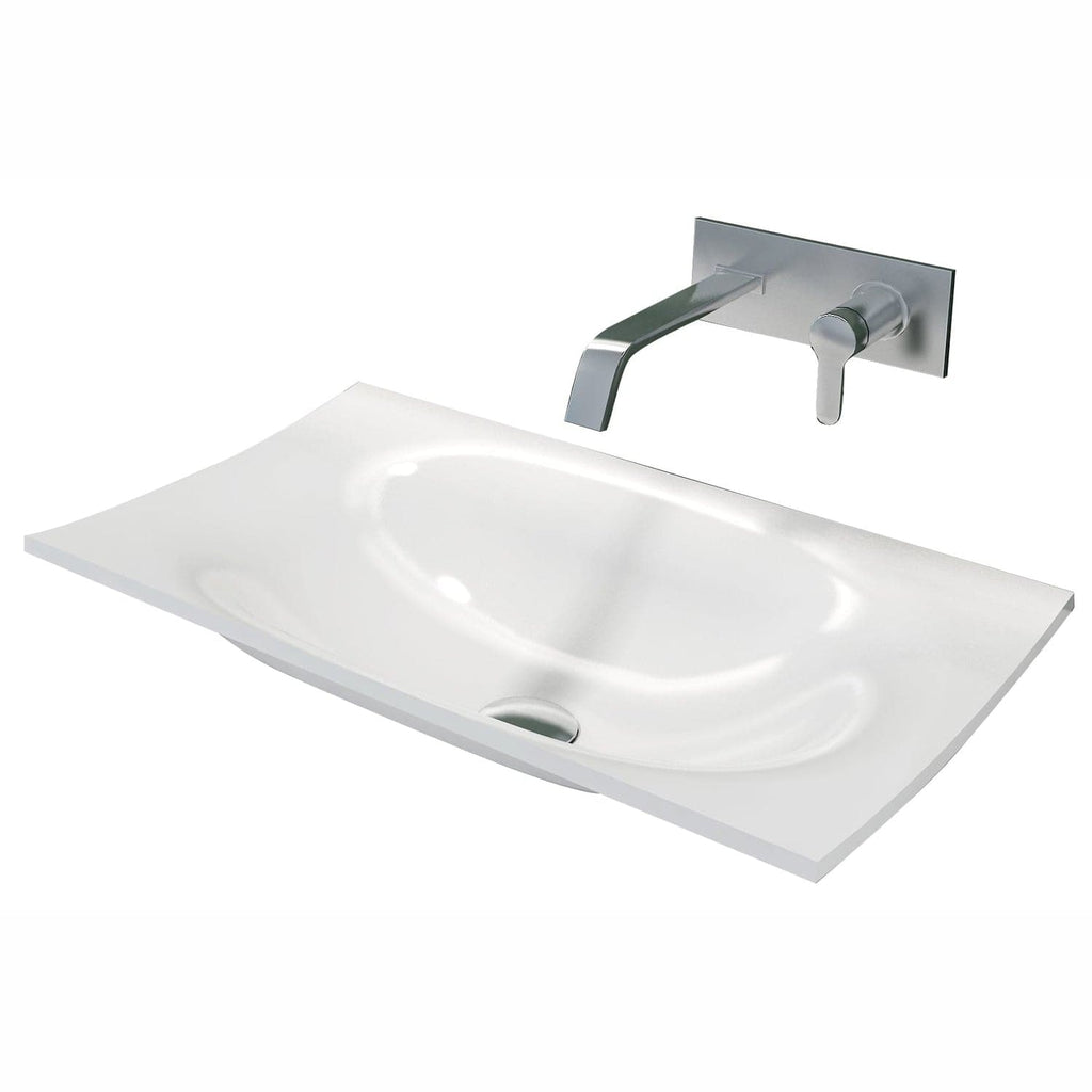 Ferghus Floating Vanity Sink-France & Son-BW2192WHT-Bathroom Vanity-1-France and Son