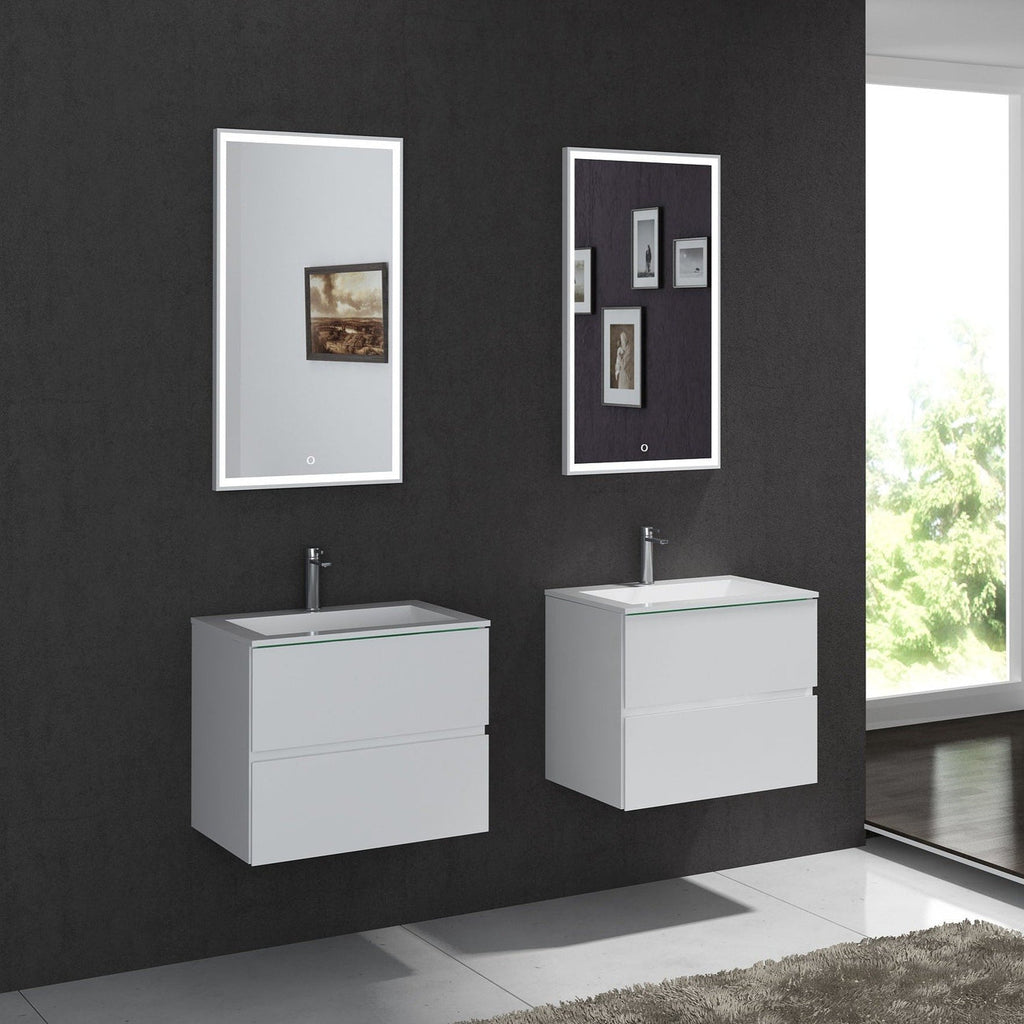 Tao Floating Sink and Vanity-France & Son-BW3192WHT-Bathroom Vanity-2-France and Son