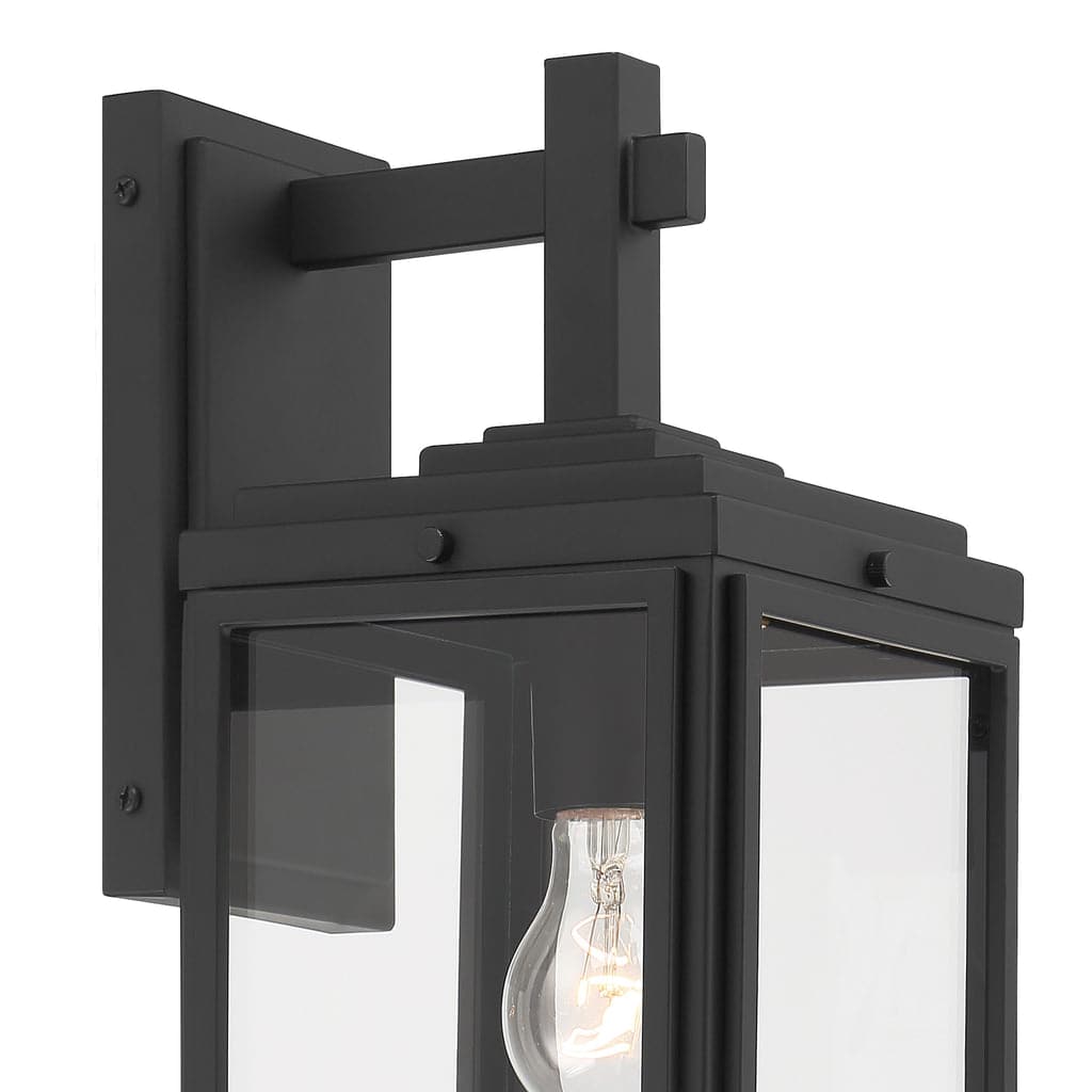 Byron 1 Light Outdoor Wall Mount-Crystorama Lighting Company-CRYSTO-BYR-80102-MK-Outdoor Flush MountsMedium-1-France and Son