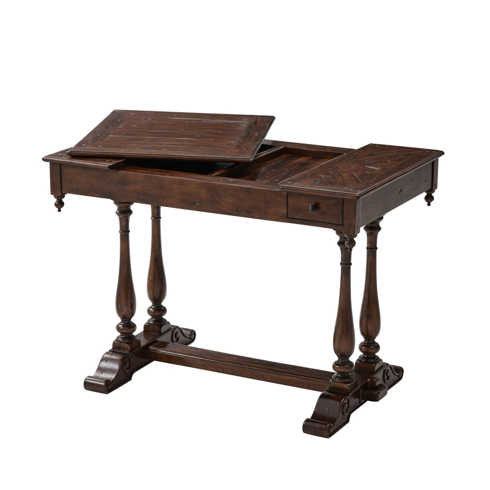 Country Cottage Games Table-Theodore Alexander-THEO-CB52001-Game Tables-1-France and Son