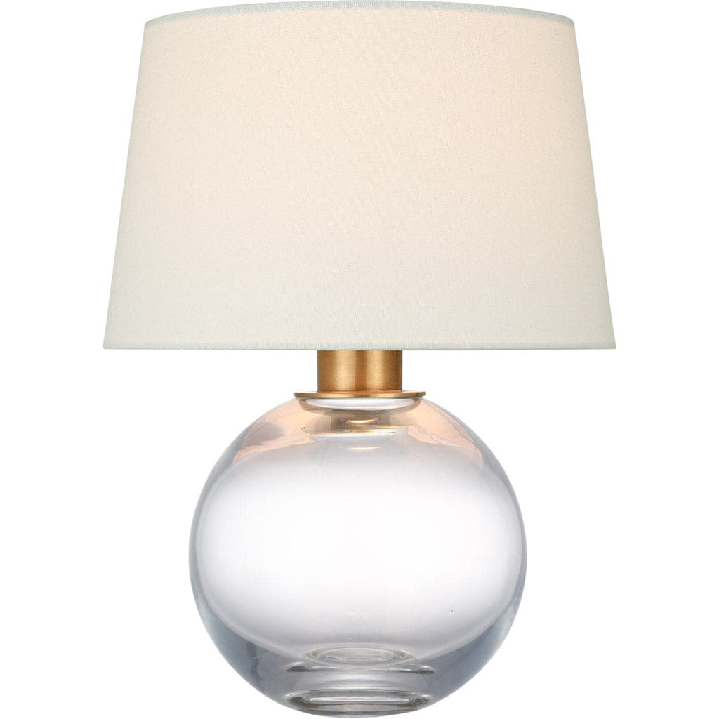 Micah Small Table Lamp-Visual Comfort-VISUAL-CHA 8433CG-L-Table LampsClear Glass-1-France and Son
