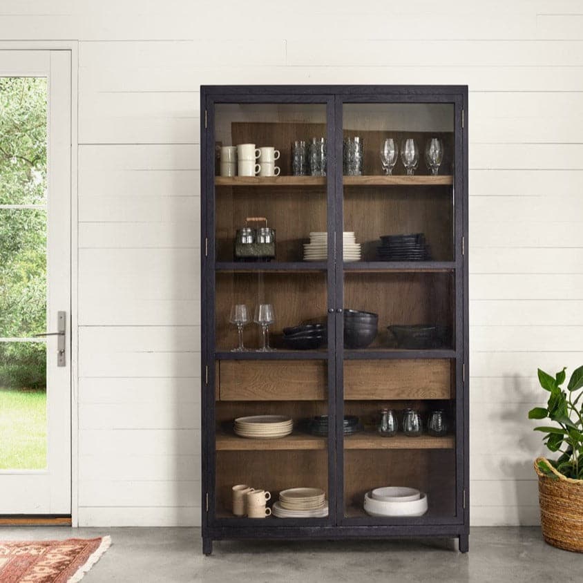Millie Cabinet-Four Hands-STOCKR-FH-CIRD-277-Bookcases & CabinetsBlack-1-France and Son