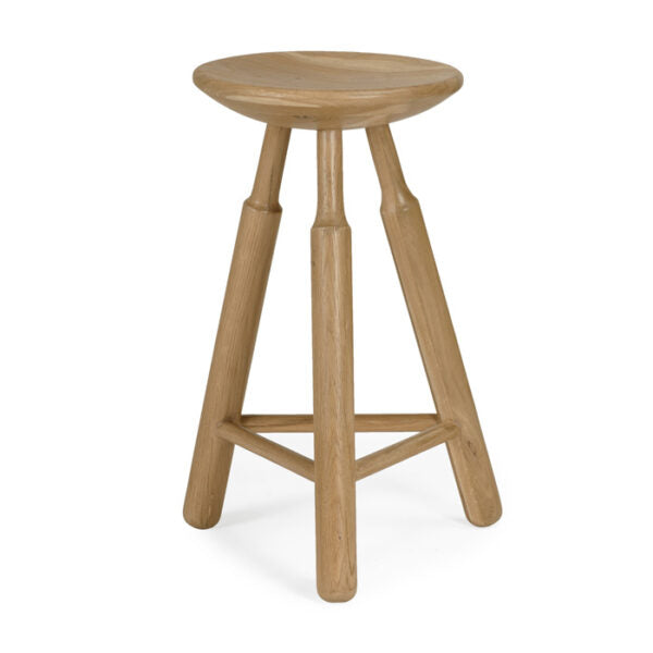 Dowel Counter Stool-Union Home Furniture-UNION-DIN00155-Stools & OttomansCharcoal-1-France and Son
