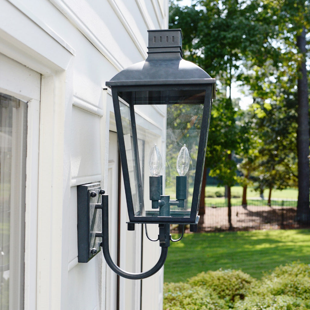 Dumont Outdoor 3 Light Wall Mount-Crystorama Lighting Company-CRYSTO-DUM-9802-GE-Wall Lighting-1-France and Son