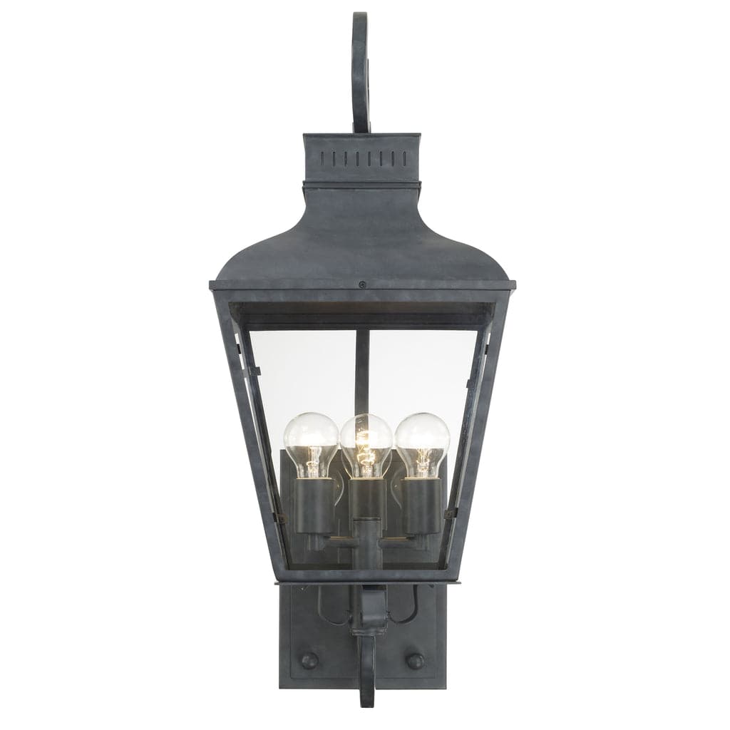 Dumont Outdoor 3 Light Wall Mount-Crystorama Lighting Company-CRYSTO-DUM-9803-GE-Chandeliers-1-France and Son