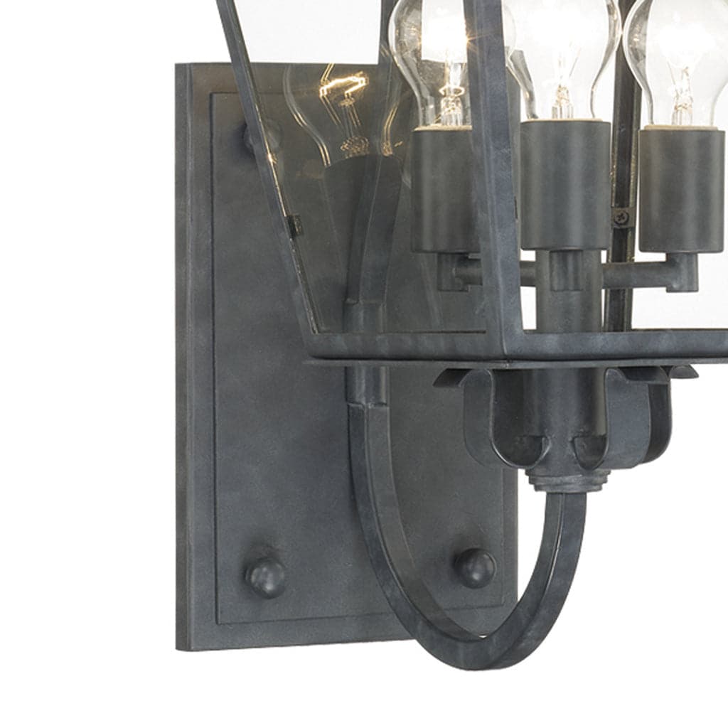 Dumont Outdoor 3 Light Wall Mount-Crystorama Lighting Company-CRYSTO-DUM-9803-GE-Chandeliers-1-France and Son