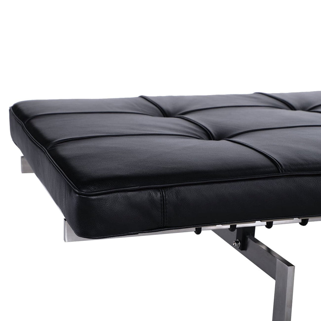 Poul Leather Daybed-France & Son-FB6639BLK-Daybeds-2-France and Son