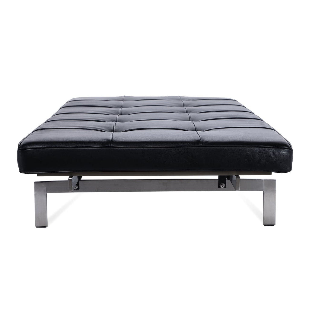 Poul Leather Daybed-France & Son-FB6639BLK-Daybeds-2-France and Son