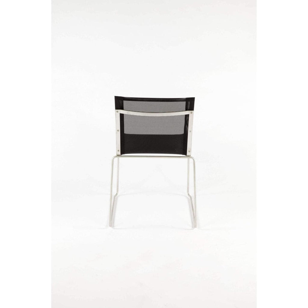 Lanai Side Chair - Outdoor-France & Son-FCC0701BLK-Outdoor Dining Chairs-4-France and Son