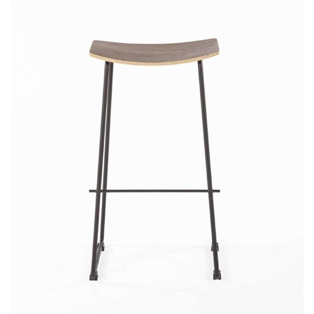 Dacey Bar stool-France & Son-FEB5015WALNUTB-Bar Stools-1-France and Son