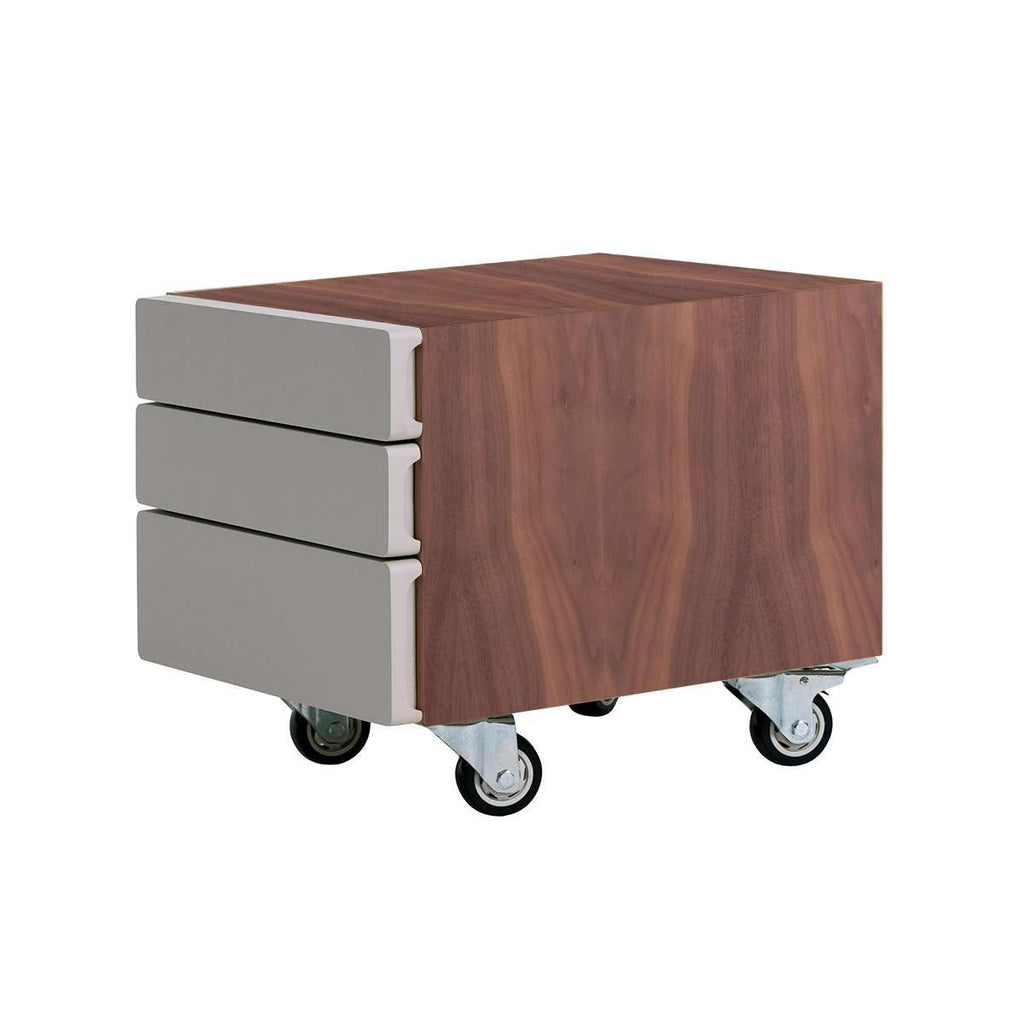 Modern Kutio Rolling Storage Cabinet-France & Son-FES5505LGREY-Side Tables-1-France and Son