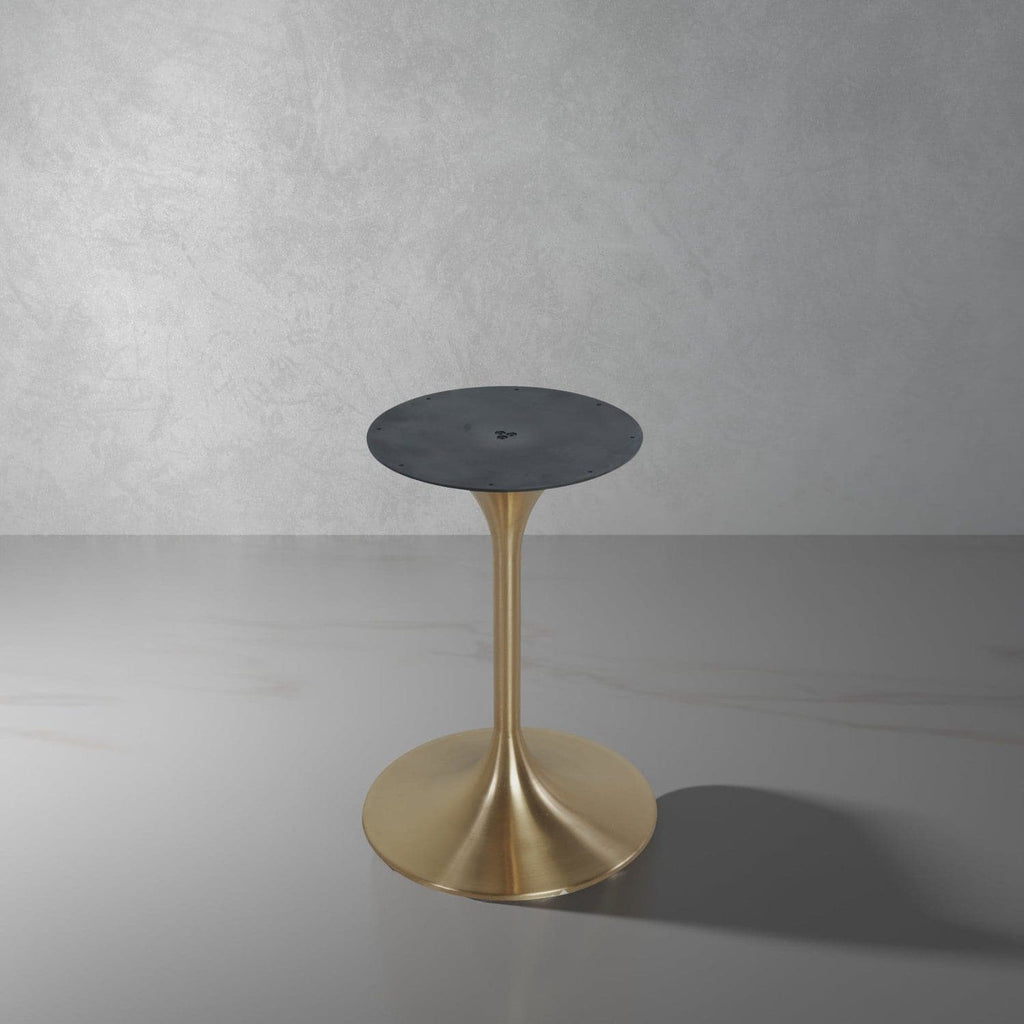 Pedestal Table Base - Gold-France & Son-FHT145BASE-Dining Tables-2-France and Son