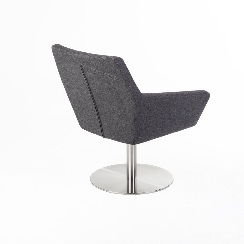 Polygon Lounge Chair-France & Son-FJC073DGREY-Lounge Chairs-1-France and Son
