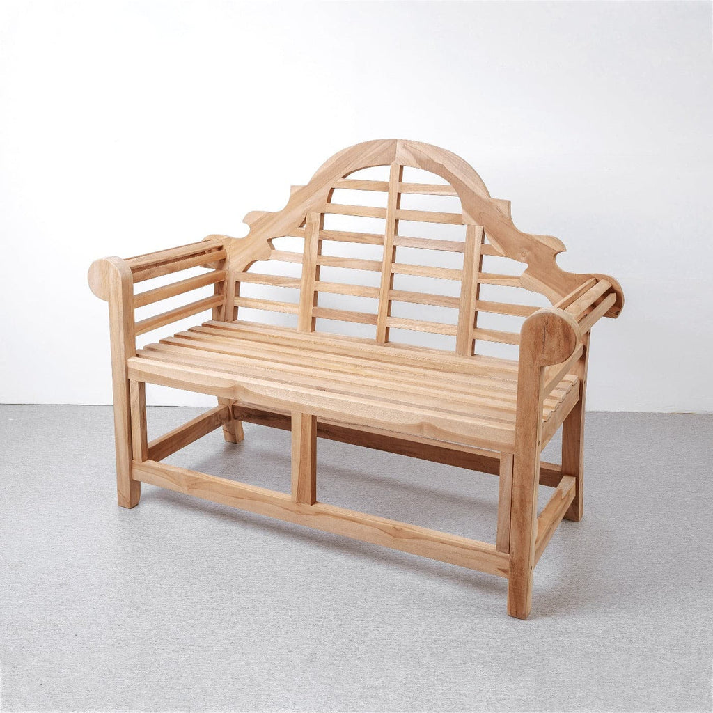 Bahram Outdoor Teak Bench-France & Son-FL1022-Benches54"-1-France and Son