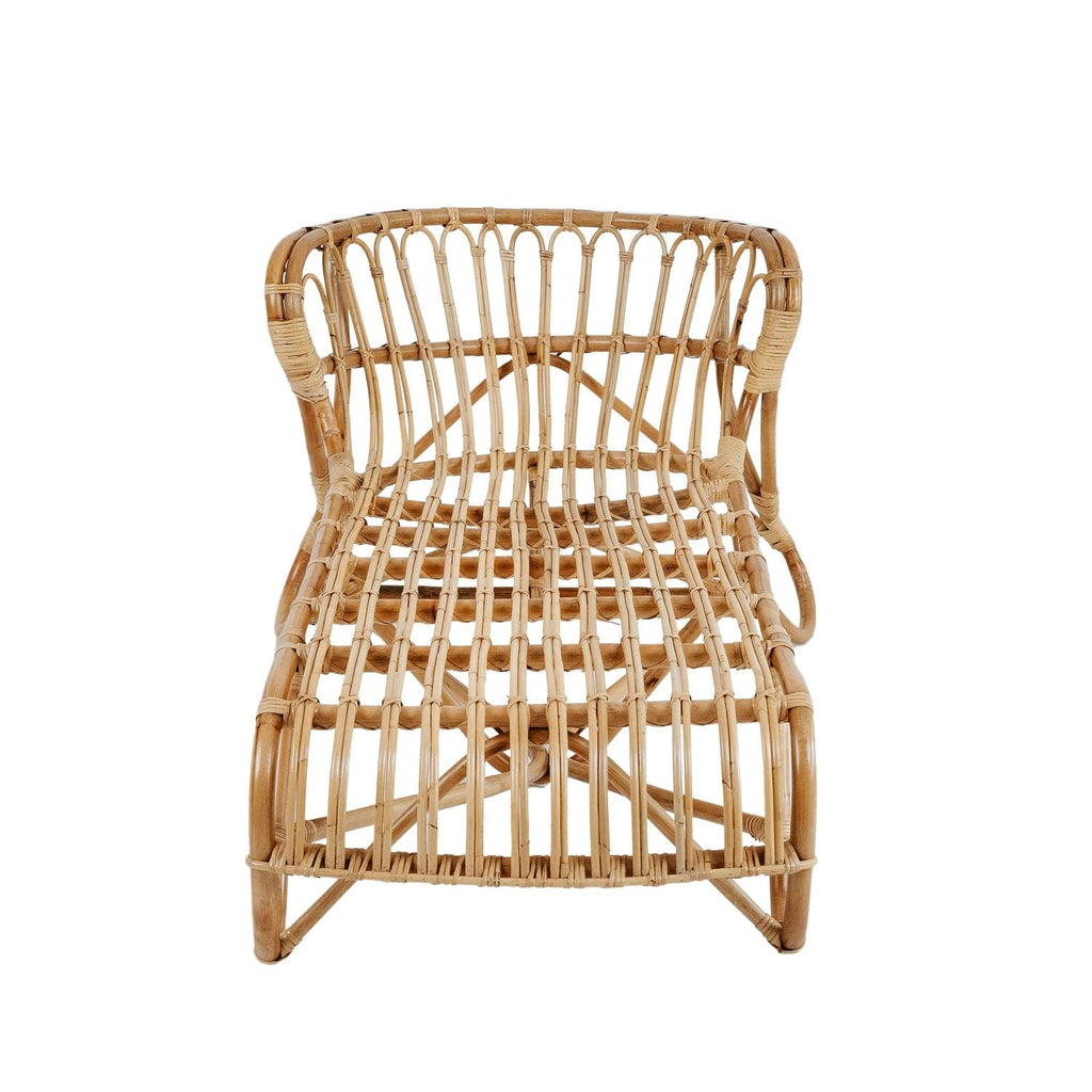 Viggo Foxy Rattan Chaise Lounge-France & Son-FL1041-Chaise Lounges-1-France and Son