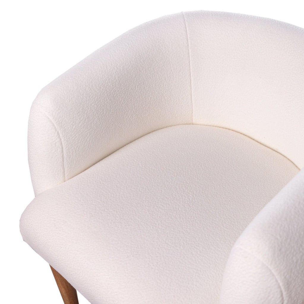 Royere Polar Bear Dining Chair-France & Son-FL1098IVORY-Dining Chairs-2-France and Son