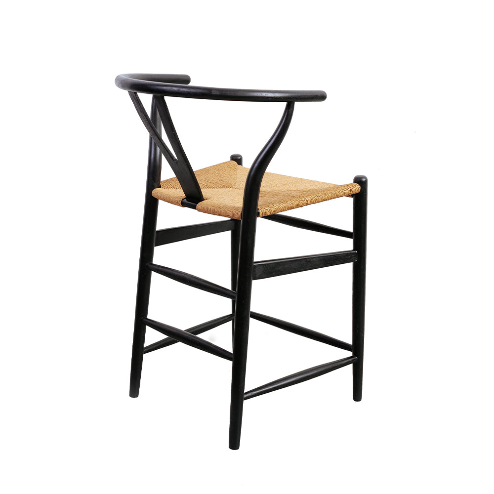 Wishbone Teak Counter Stool-France & Son-FL1180NTRL-Bar StoolsNatural-3-France and Son