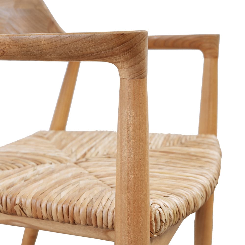 Perriand Teak Outdoor Dining Chair-France & Son-FL1351-Dining Chairs-1-France and Son