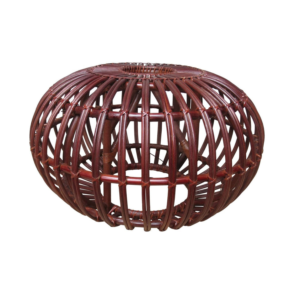 Keyan Rattan ottoman-France & Son-FL1431BRN-Coffee TablesBrown-5-France and Son