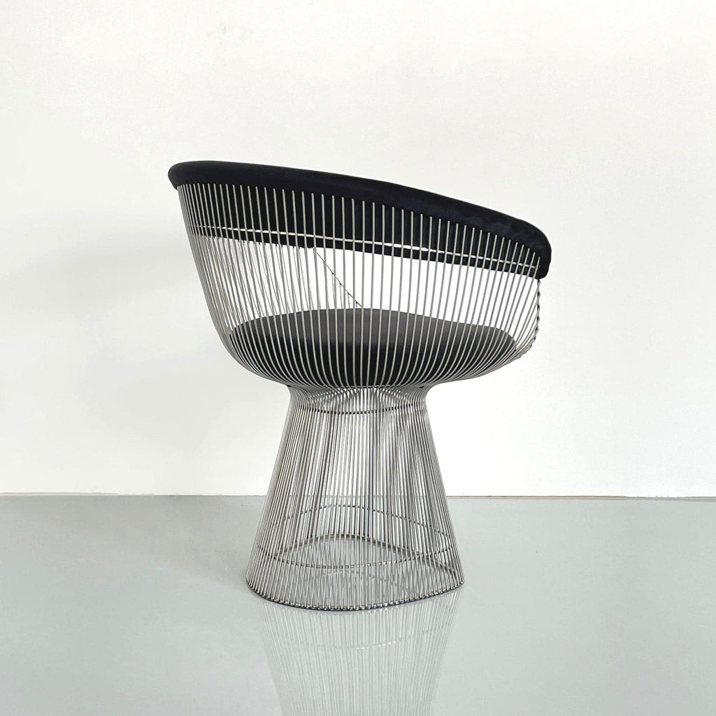 Platner Dining Chair-France & Son-FMC029BLKSS-Dining ChairsPolished Steel-1-France and Son