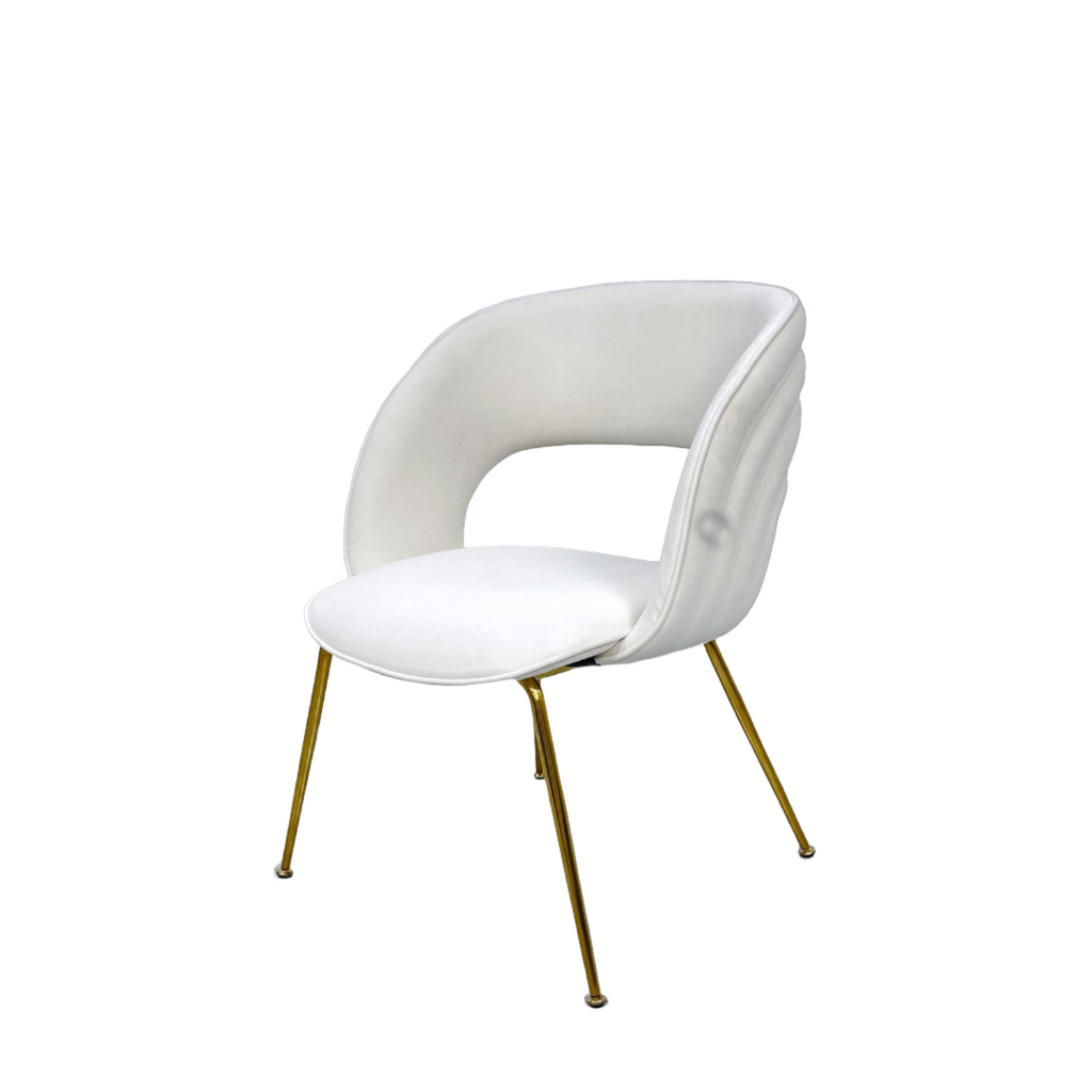 Lorna Dining Chair-France & Son-FMC062BGEGLD-Dining Chairs-4-France and Son