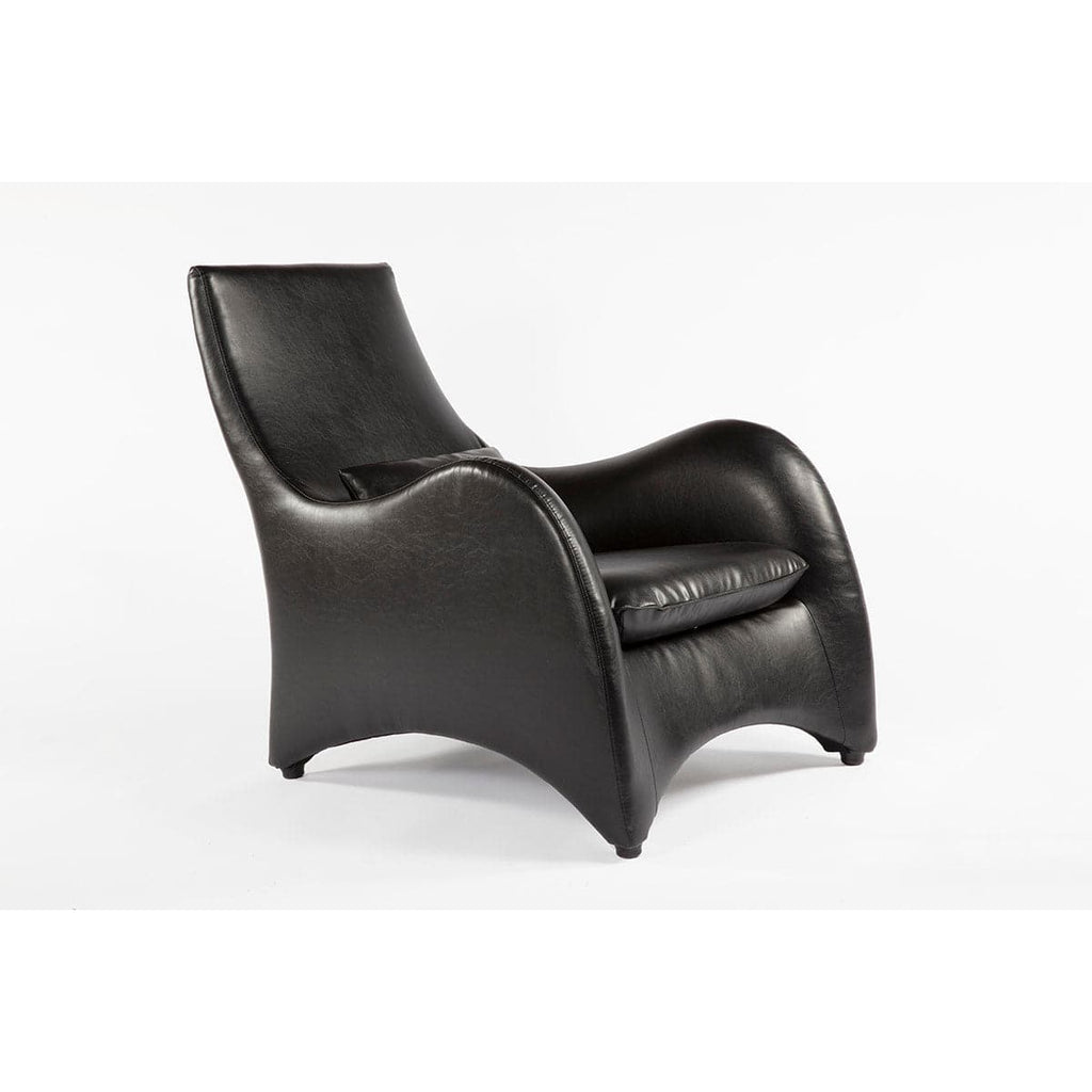 Gerard Van Der Chair and Ottoman - Black