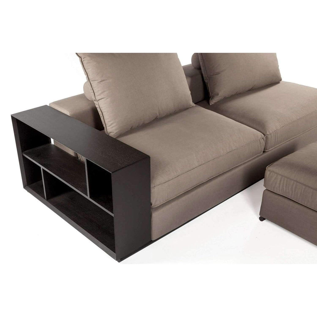 Evonna Sectional Sofa and Ottoman-France & Son-FQS002GREY-Sectionals-2-France and Son