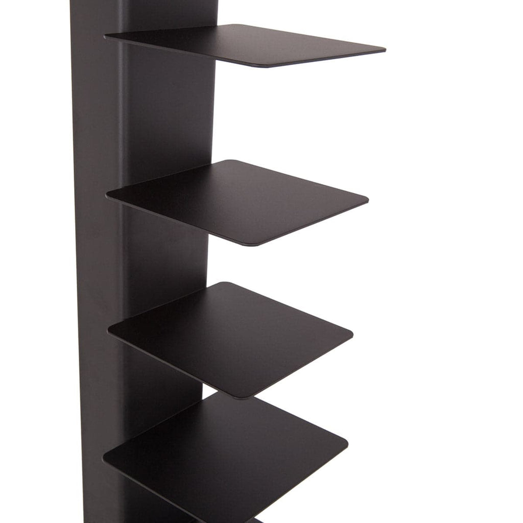 Sapien Heavy Duty Bookcase - Black-France & Son-FT6014BLK-Bookcases & CabinetsSingle-1-France and Son