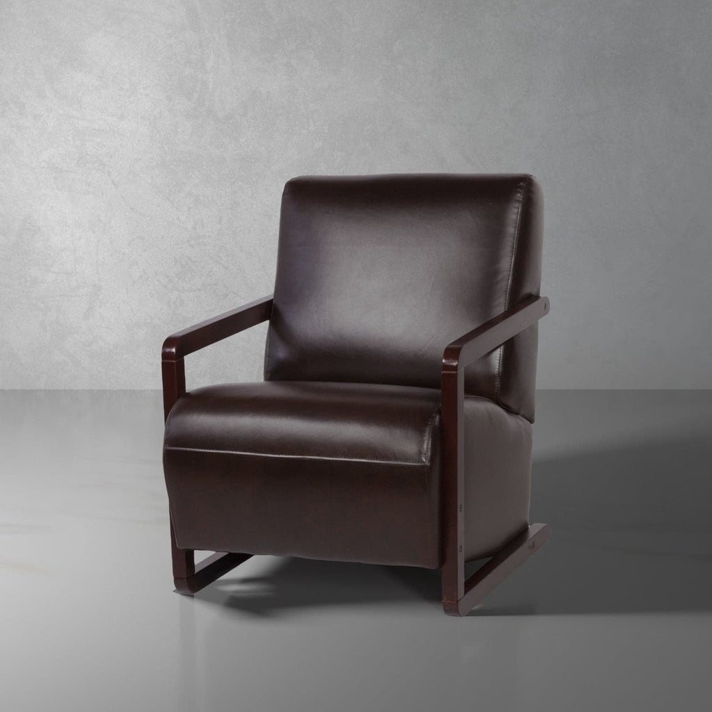 Modena Leather Lounge Chair-France & Son-FUC5170TORI-Lounge Chairs-2-France and Son