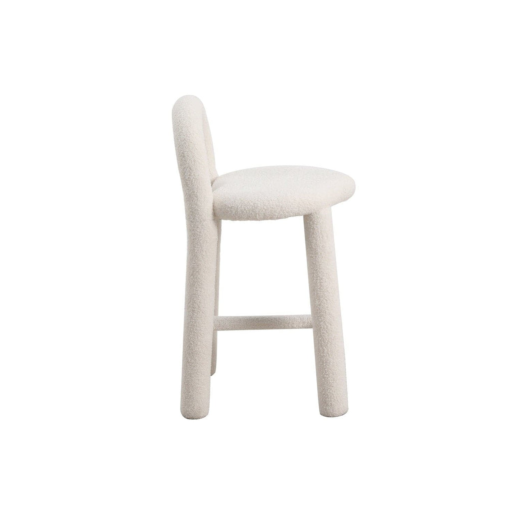 Pipeline Heart Counter Stool-France & Son-FXS1883WHT-Bar Stools-1-France and Son