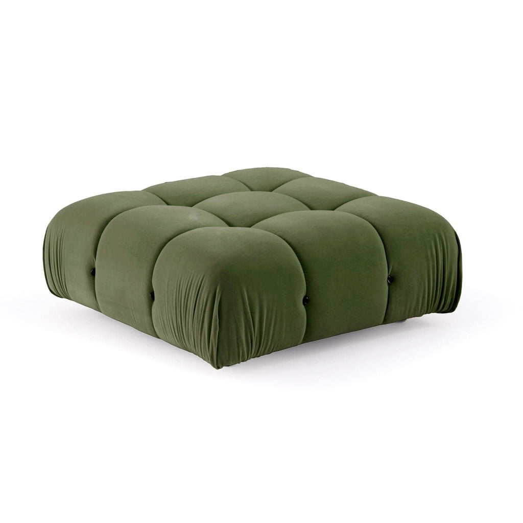 Bellini Modular Sofa Parts - Velvet-France & Son-FYS0761LIVORY-SectionalsLeft Arm Part (When Facing)-1-France and Son