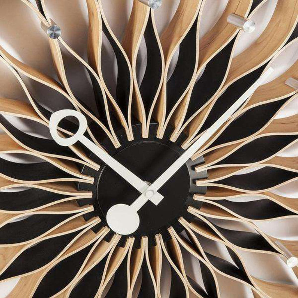 Mid-Century Modern Reproduction Sunflower Clock Inspired by George Nelson